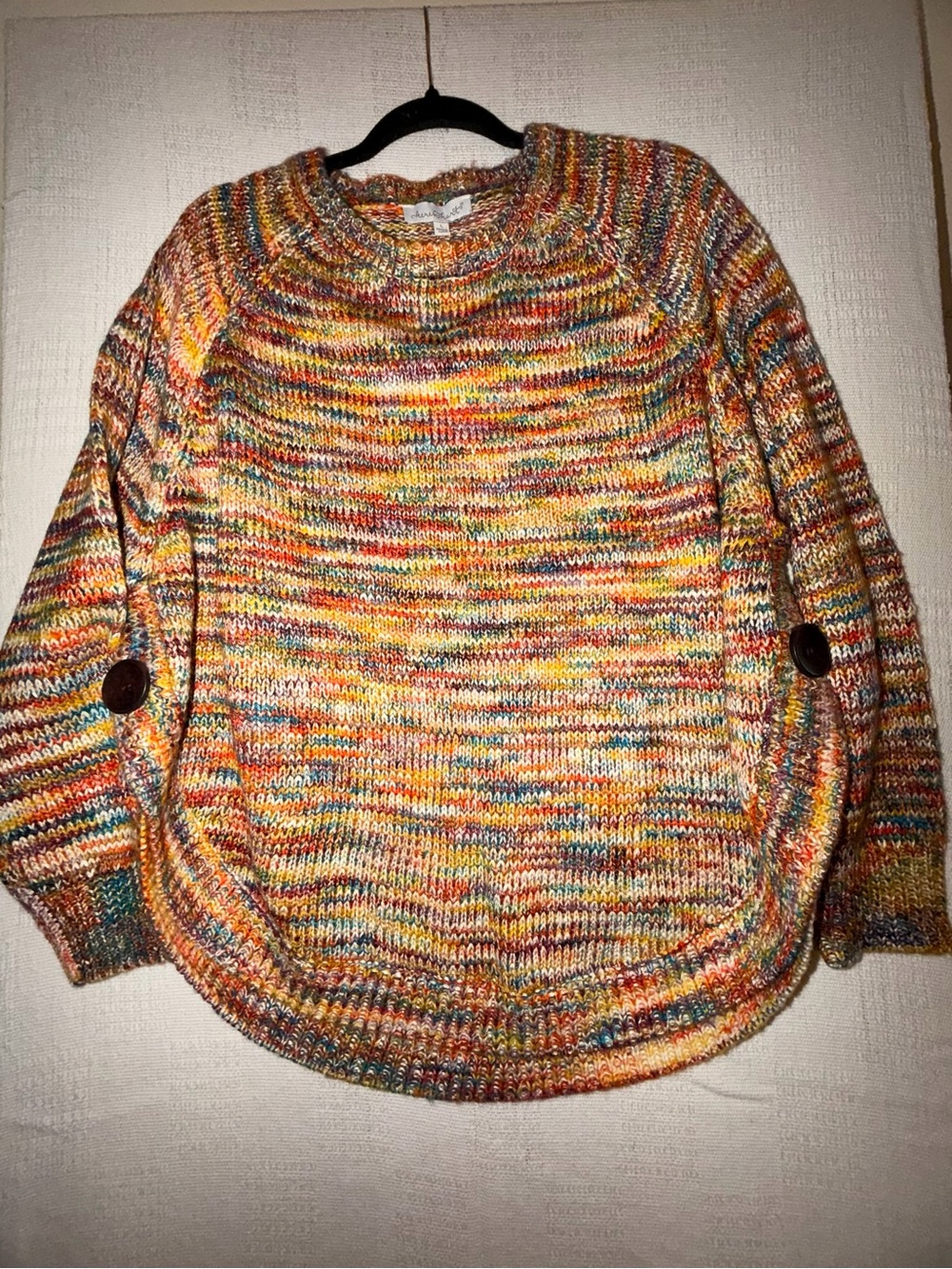 NWT BOHO Oversized Chunky knit Sweater FALL - L